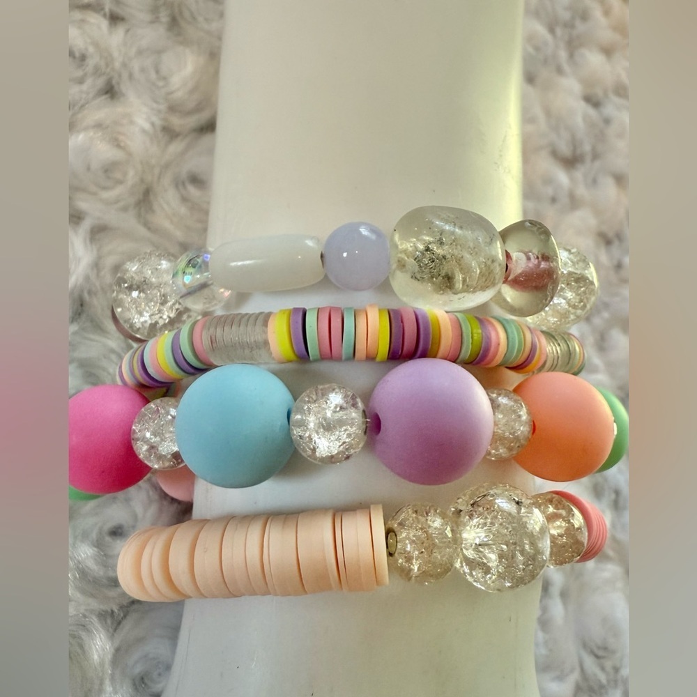 Colorful Beaded Bracelet Set